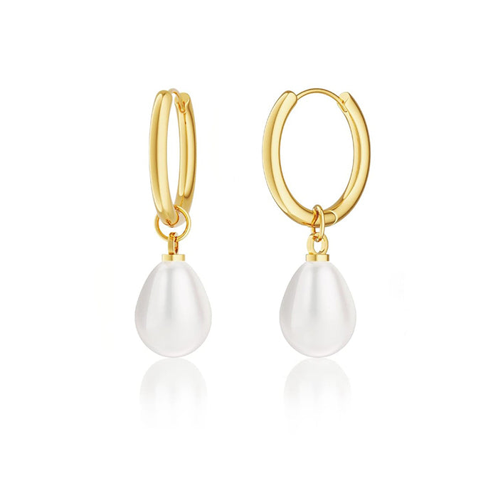 The Isla Pearl Hoops